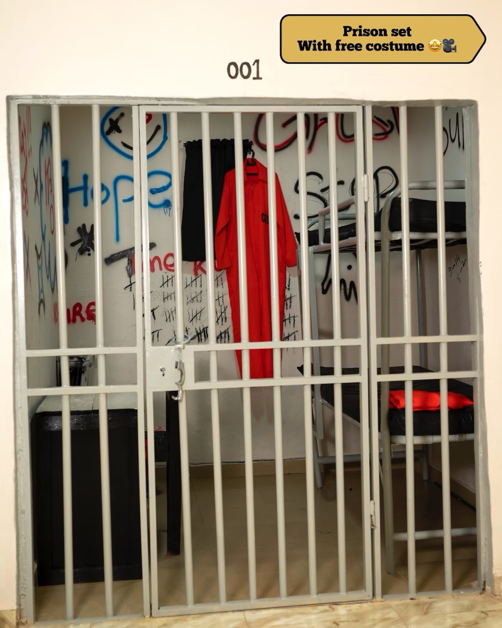 Prison Set — Caramel Space, Benin City studio